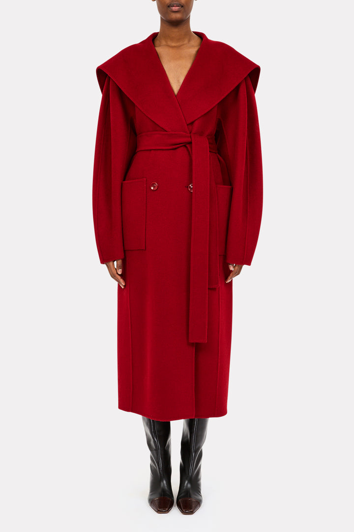ULLA JOHNSON - Rory Wool Coat in Powder OUTERWEAR
