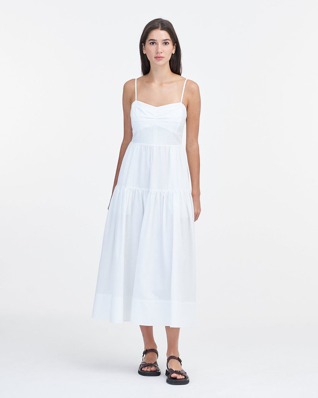 TANYA TAYLOR - Verona Dress in White