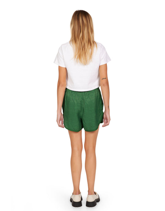 Les Tien - Daria Crop Tee in White