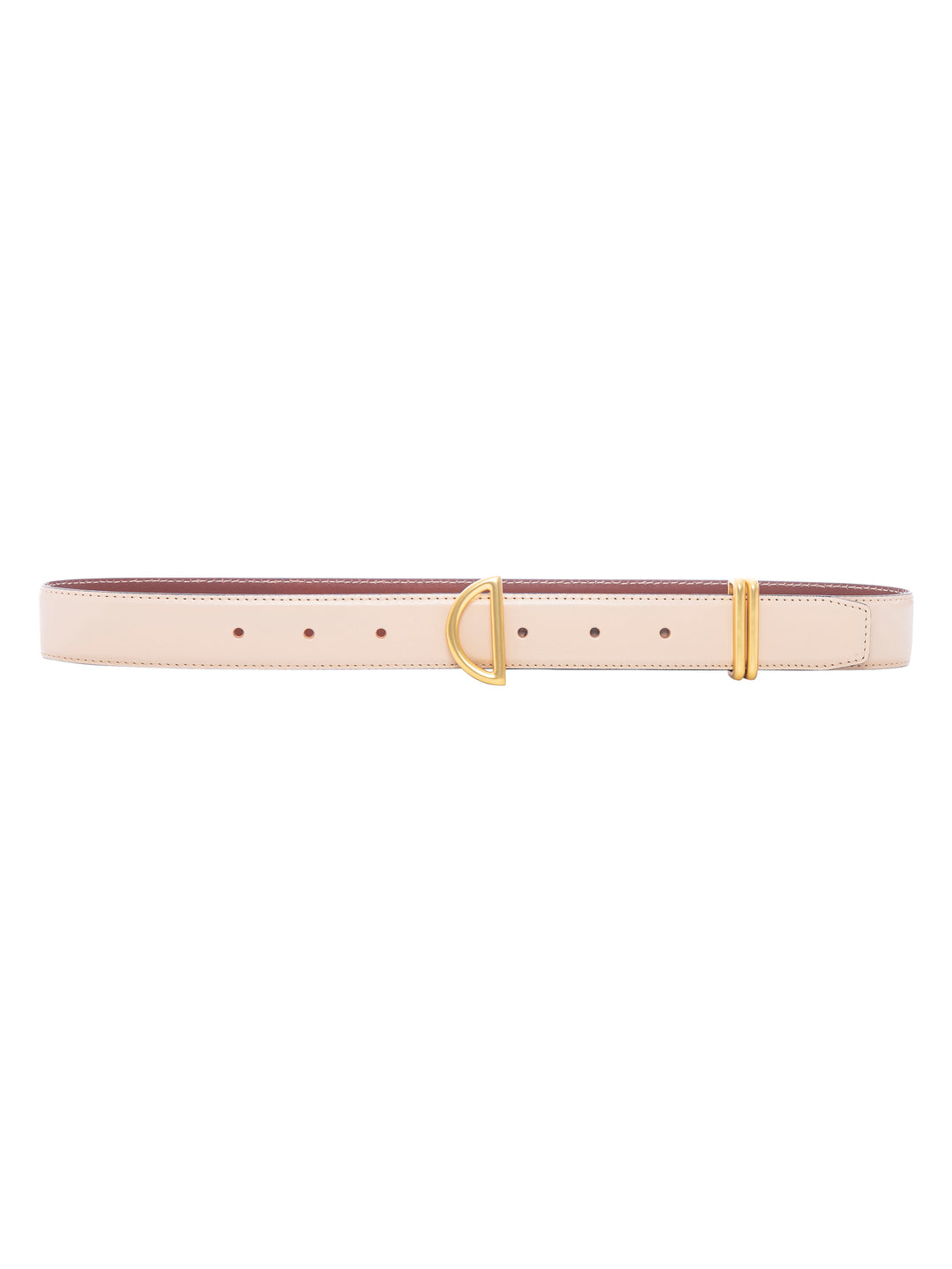 Frame - Crescent Belt in Beige
