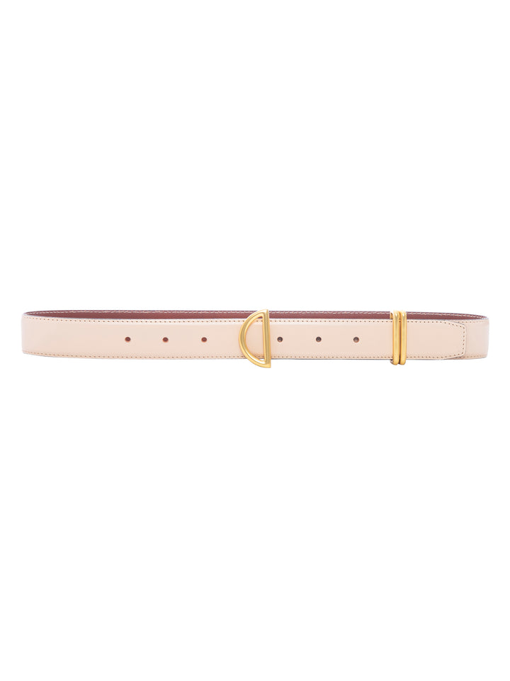 Frame - Crescent Belt in Beige