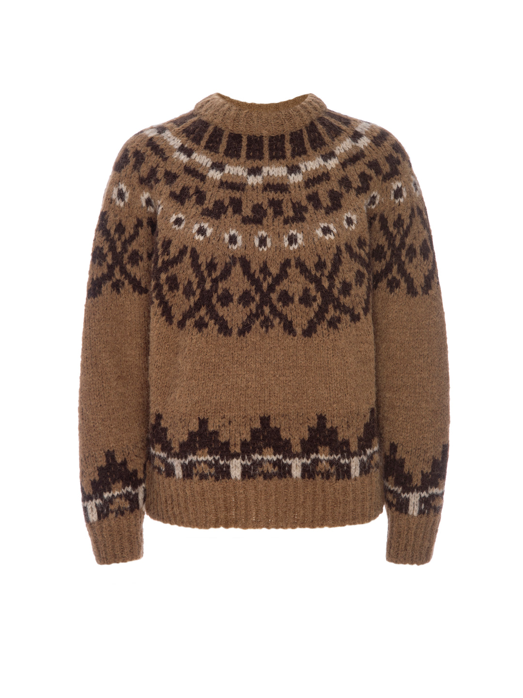 Frame - Fairisle Sweater in Camel