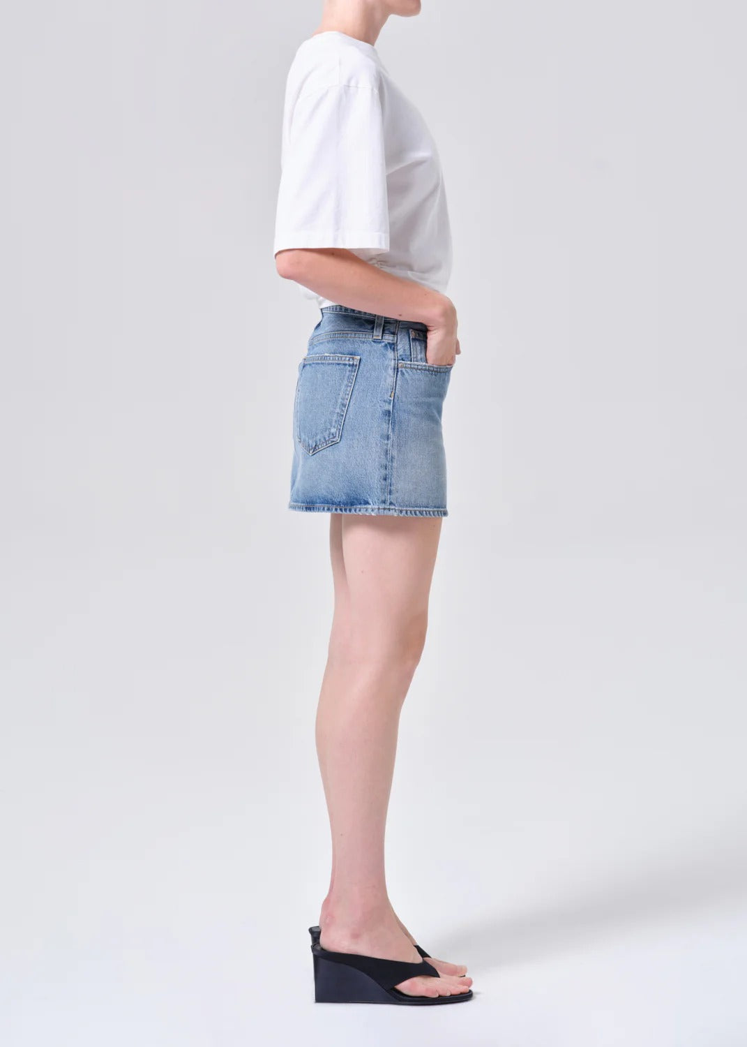 AGOLDE - Keira Mini in Broadcast Skirts