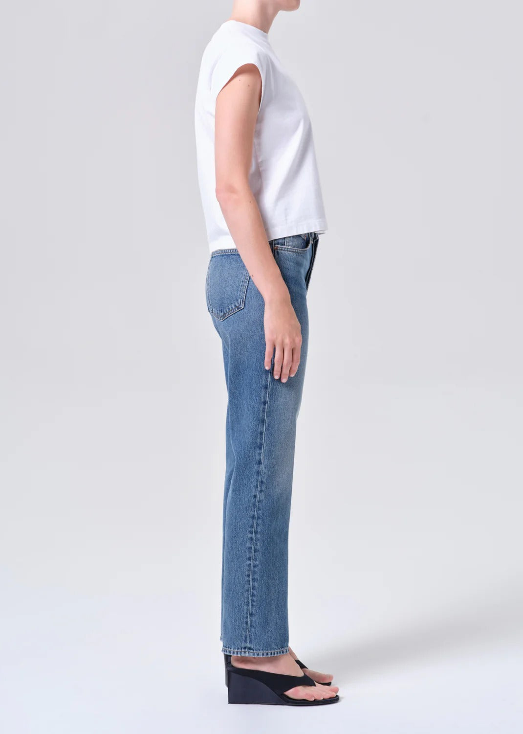 AGOLDE - Lana in Liberty Denim