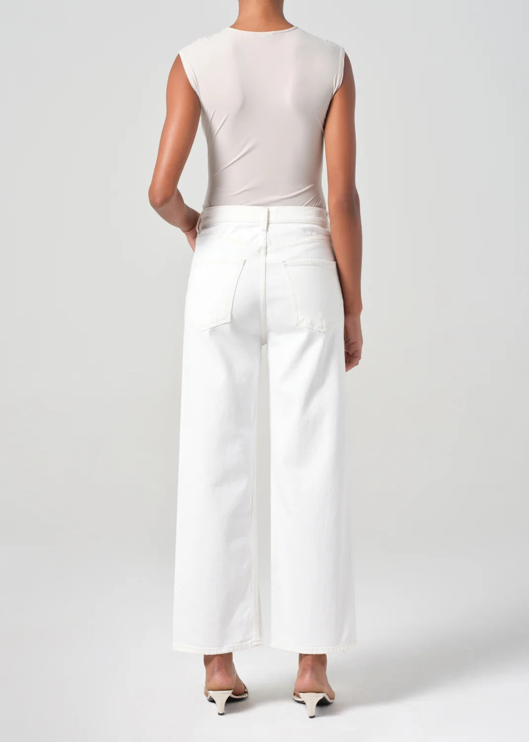 AGOLDE - Ren in White Wash Denim