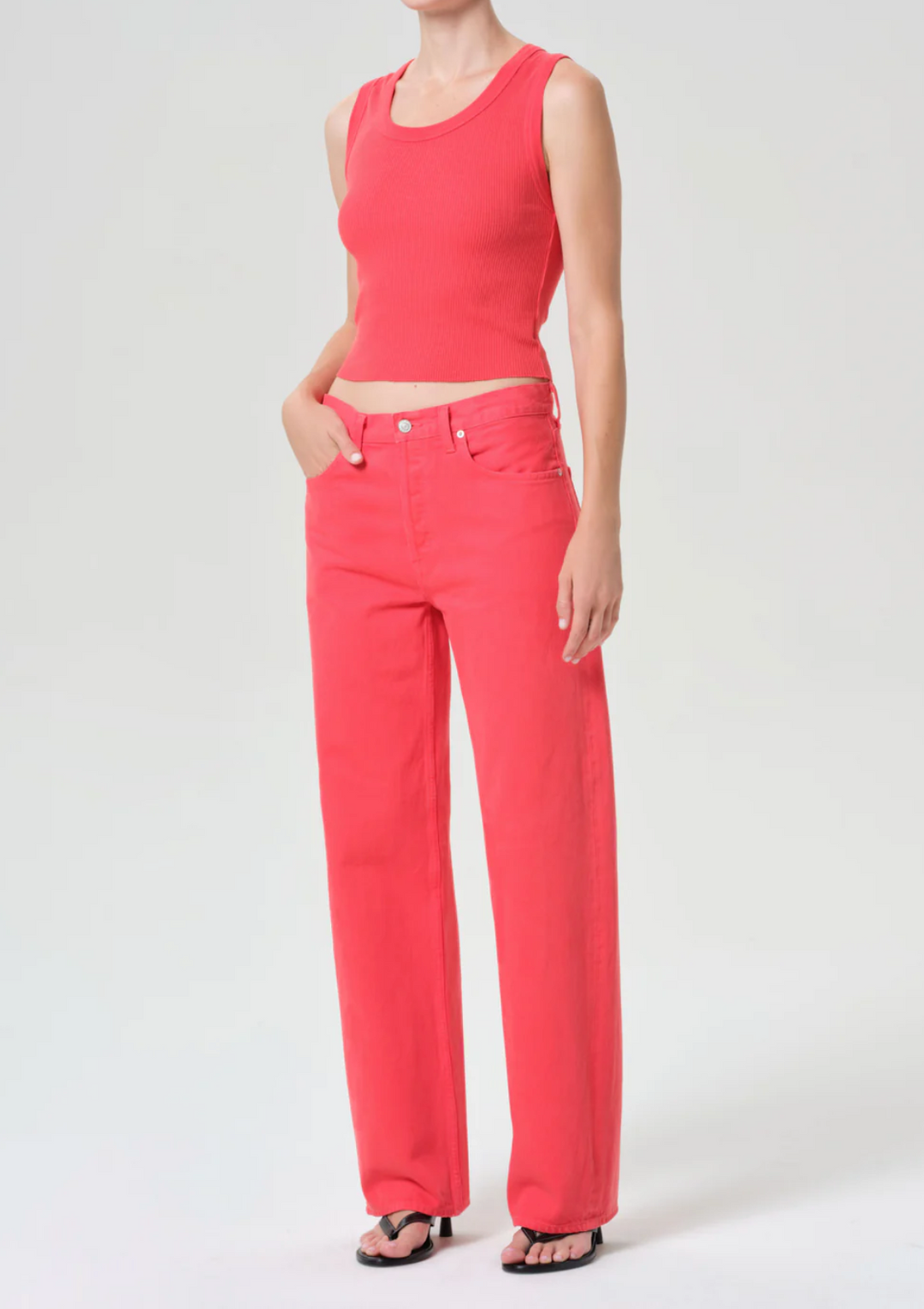AGOLDE - Shrunken Poppy Tank in Carnival Tank Top