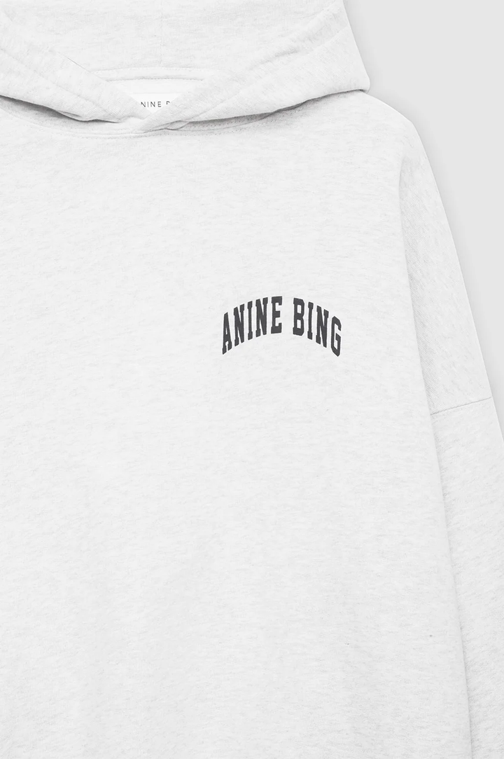 Anine Bing - Alec Hoodie in Heather Grey
