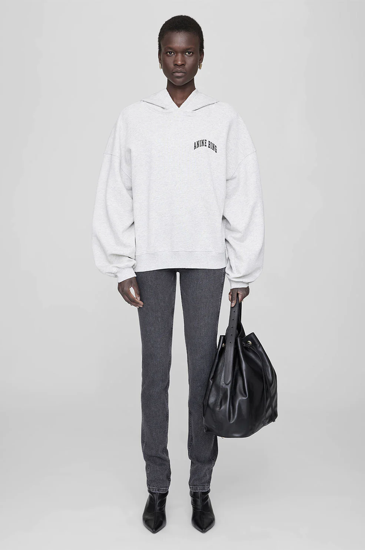 Anine Bing - Alec Hoodie in Heather Grey