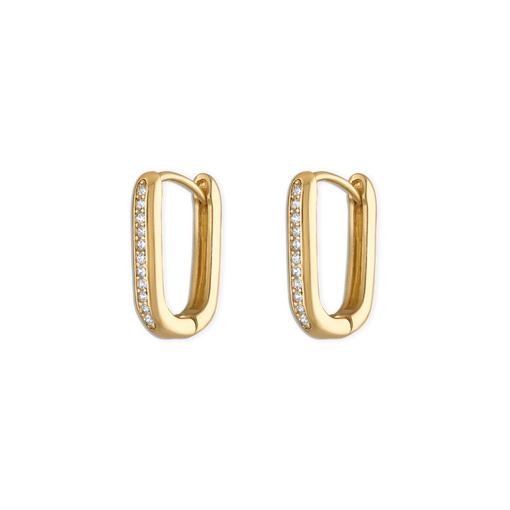 Alexa Leigh- Mora Huggies Earrings-Gold Jewelry