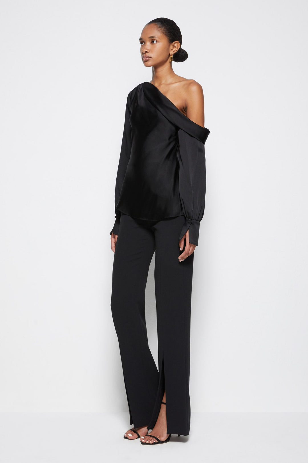 SIMKHAI - Alice One Shoulder Top in Black