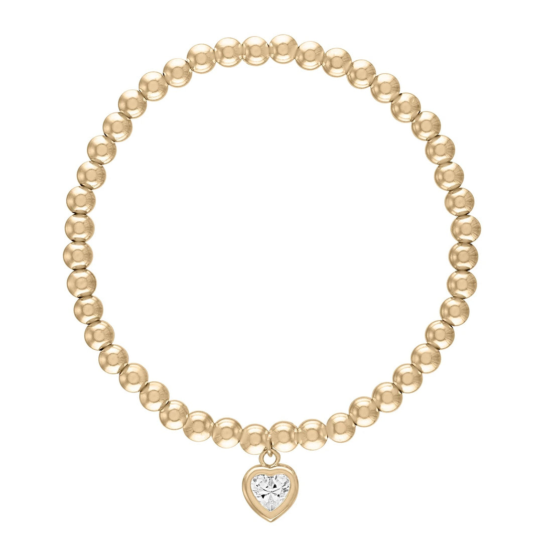 Alexa Leigh - 6.5" 4mm All My Heart Bracelet in Yellow Gold