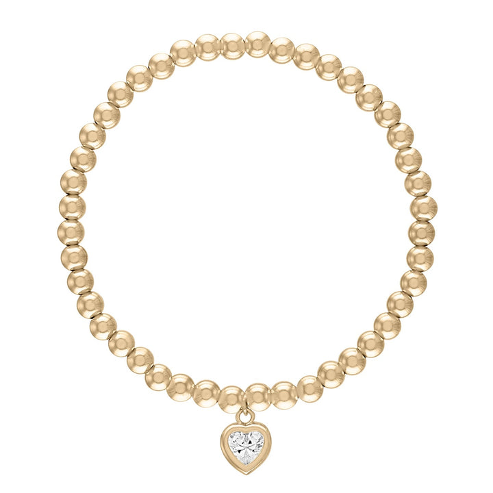 Alexa Leigh - 6.5" 4mm All My Heart Bracelet in Yellow Gold