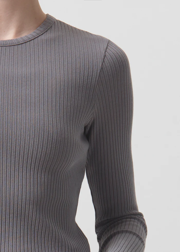 AGOLDE - Alma Shrunken Crew Neck in Owl
