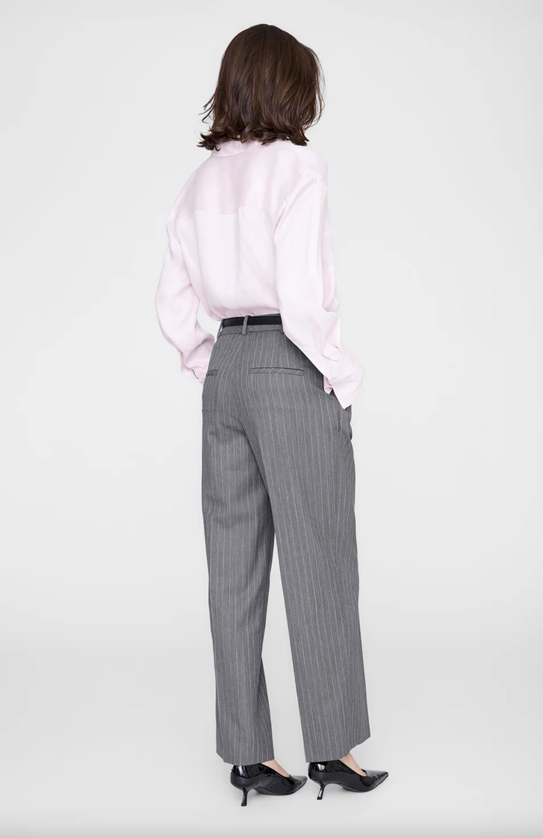 ANINE BING - Bridget Shirt in Powder Pink Button Up Shirt