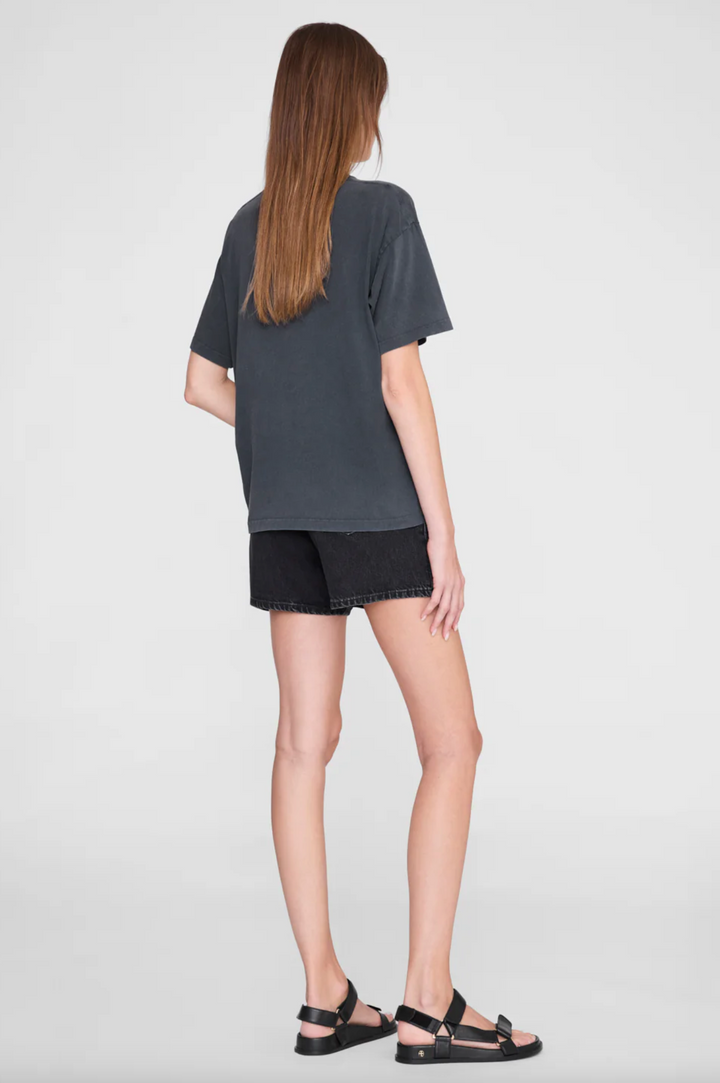 ANINE BING - Cade Tee Palms in Washed Grey T-Shirts