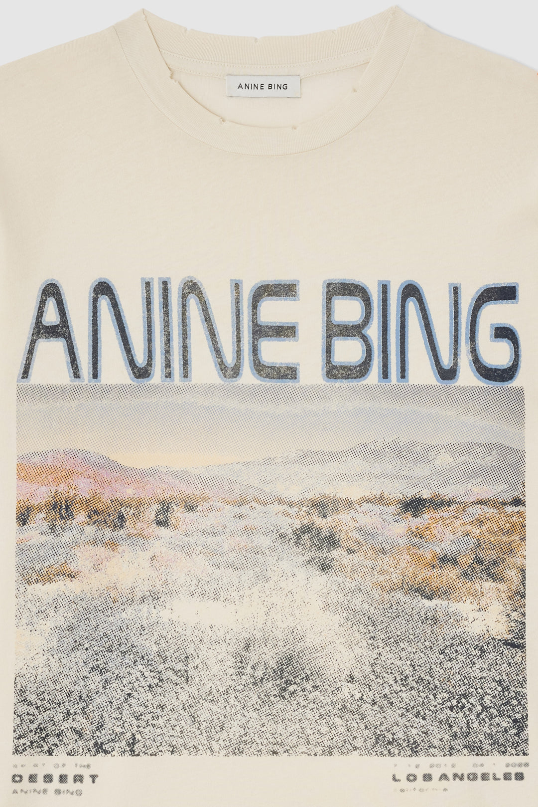 ANINE BING - Cade Tee Wildflowers in off White T-Shirts