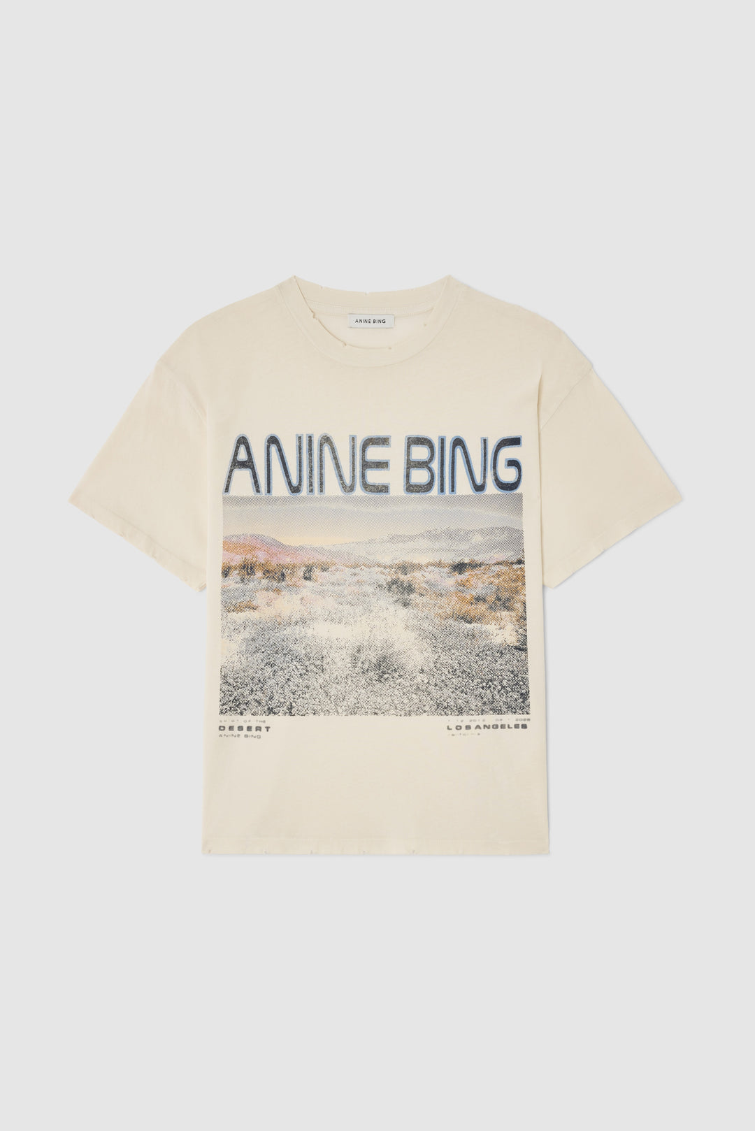ANINE BING - Cade Tee Wildflowers in off White T-Shirts