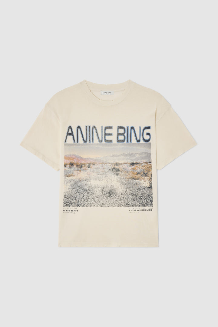 ANINE BING - Cade Tee Wildflowers in off White T-Shirts