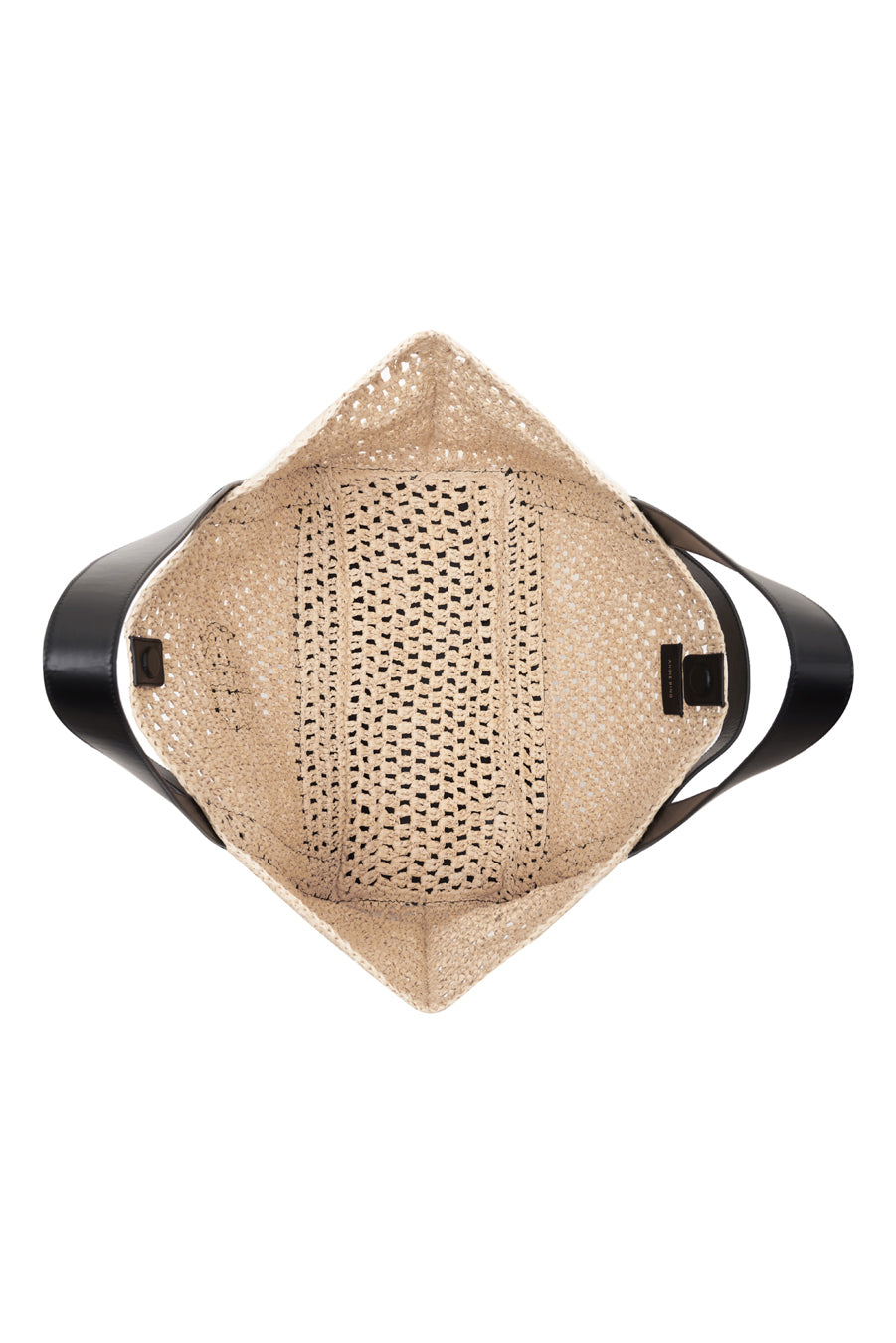 Anine Bing - Cara Tote Natural with Black