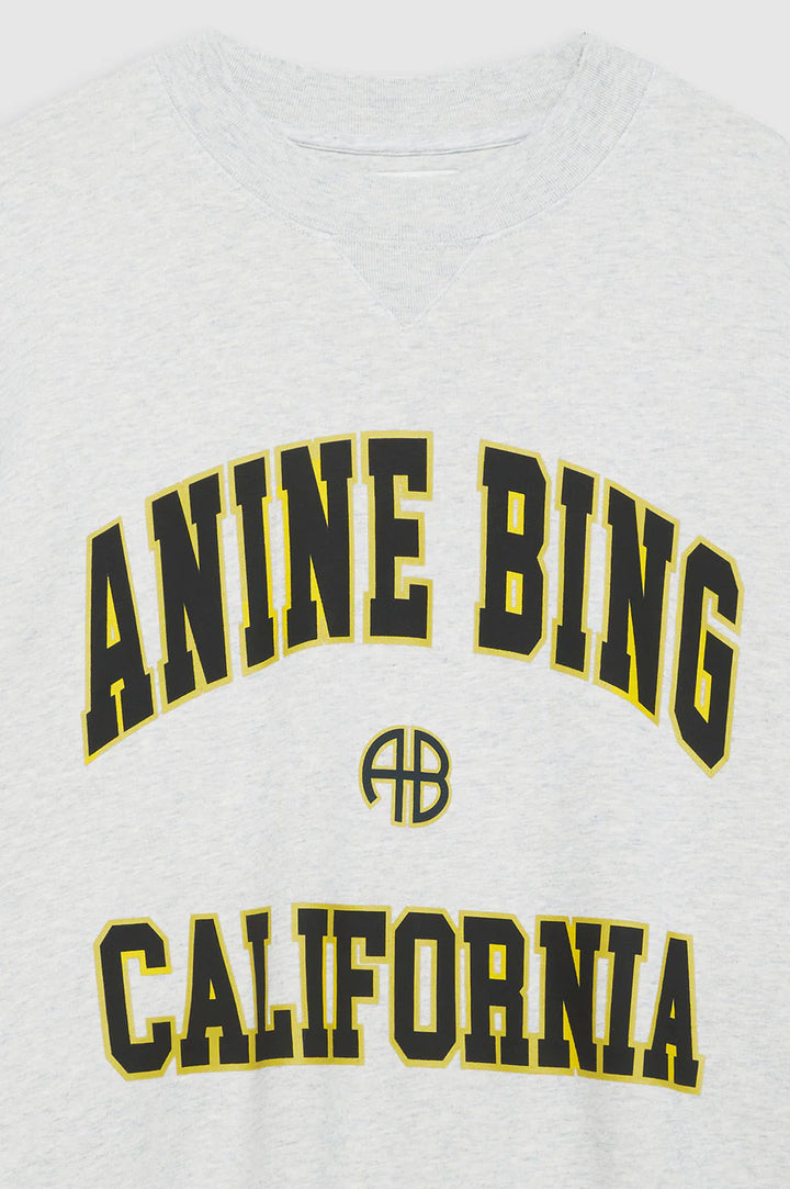 Anine Bing - Jaci Sweatshirt California in Heather Grey