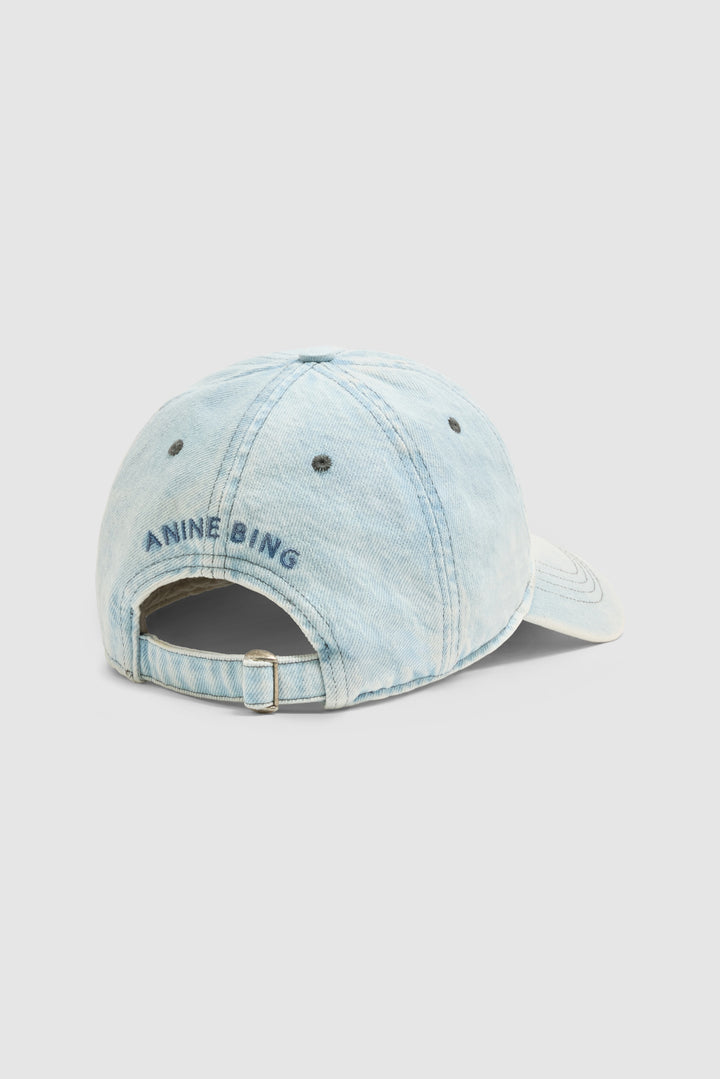ANINE BING - Jeremy Baseball Cap in Lucid Blue Hats
