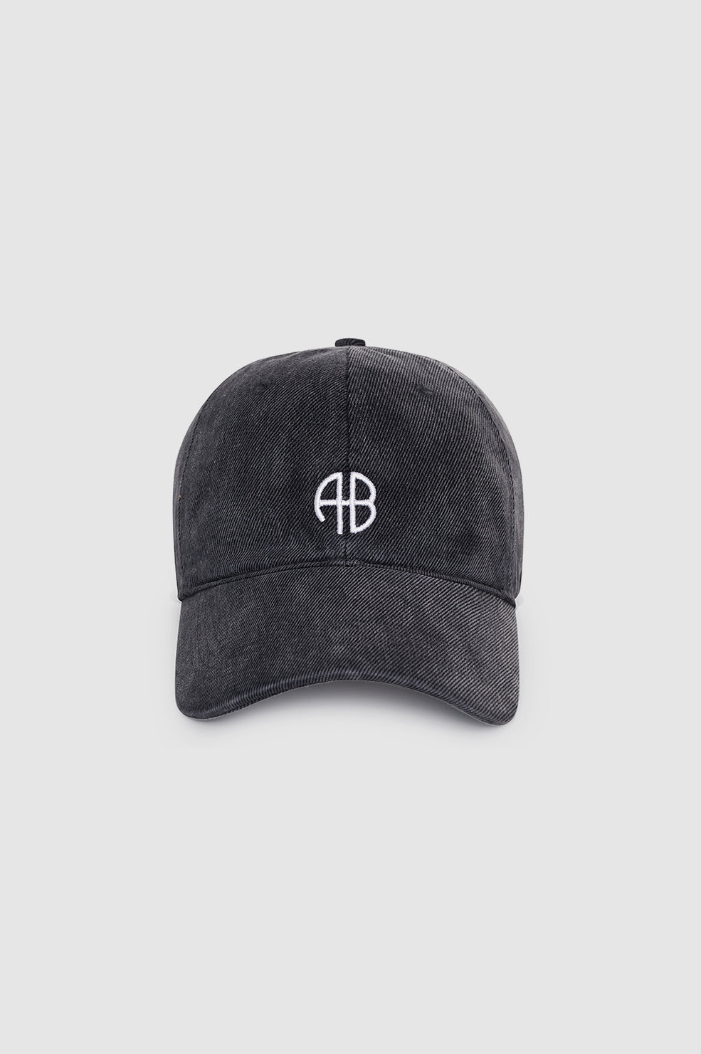Anine Bing - Jeremy Baseball Cap in Washed Smoke Grey