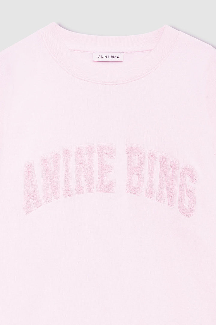 ANINE BING - Spencer Sweatshirt in Powder Pink Sweatshirts