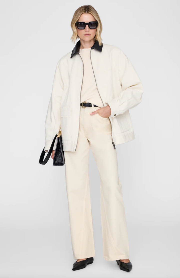 ANINE BING - The Holden Jacket in Cream Coats & Jackets