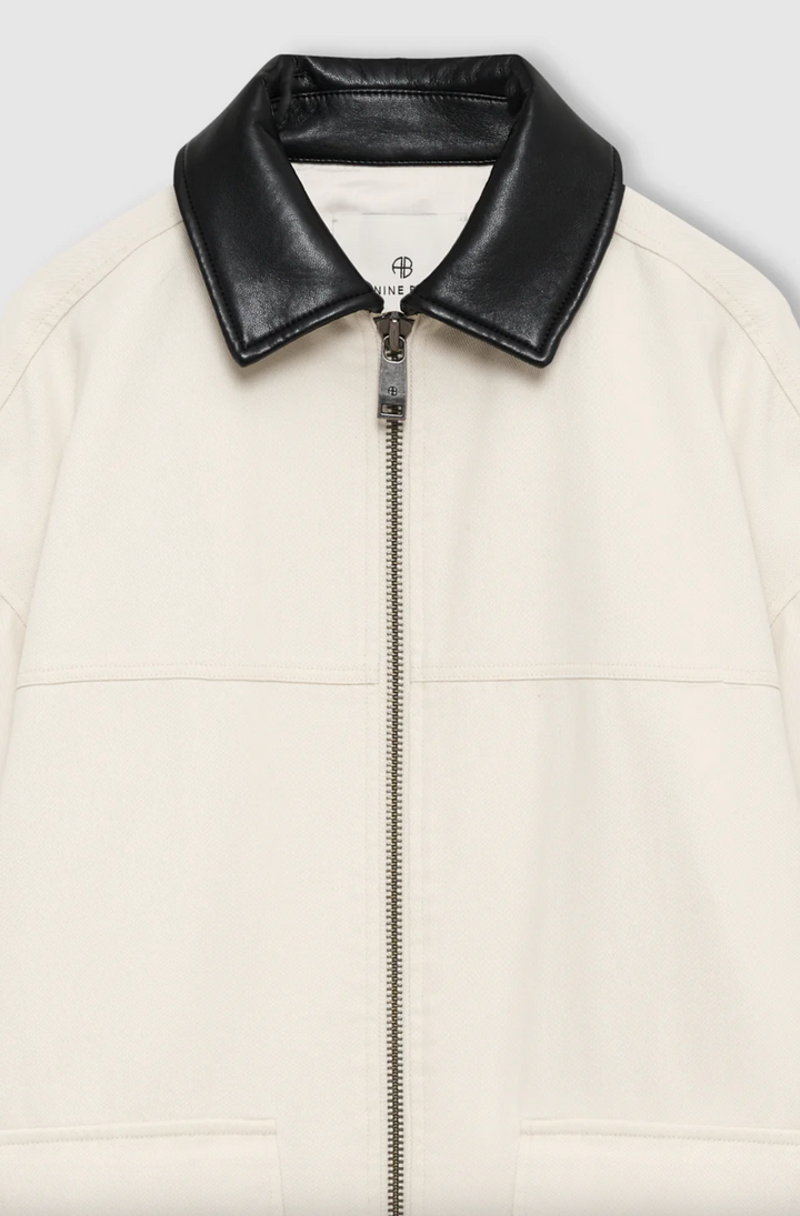 ANINE BING - The Holden Jacket in Cream Coats & Jackets