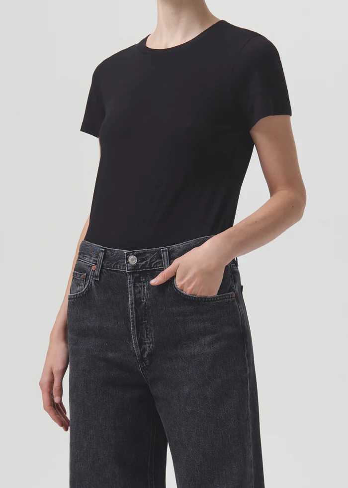 AGOLDE - Annise Slim Tee in Black