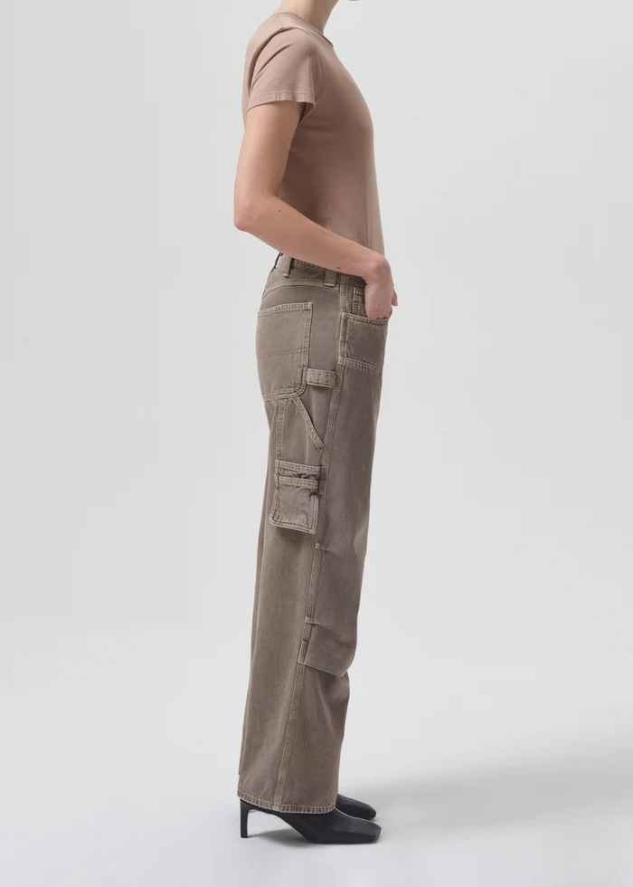 AGOLDE - Annise Slim Tee in Wafer
