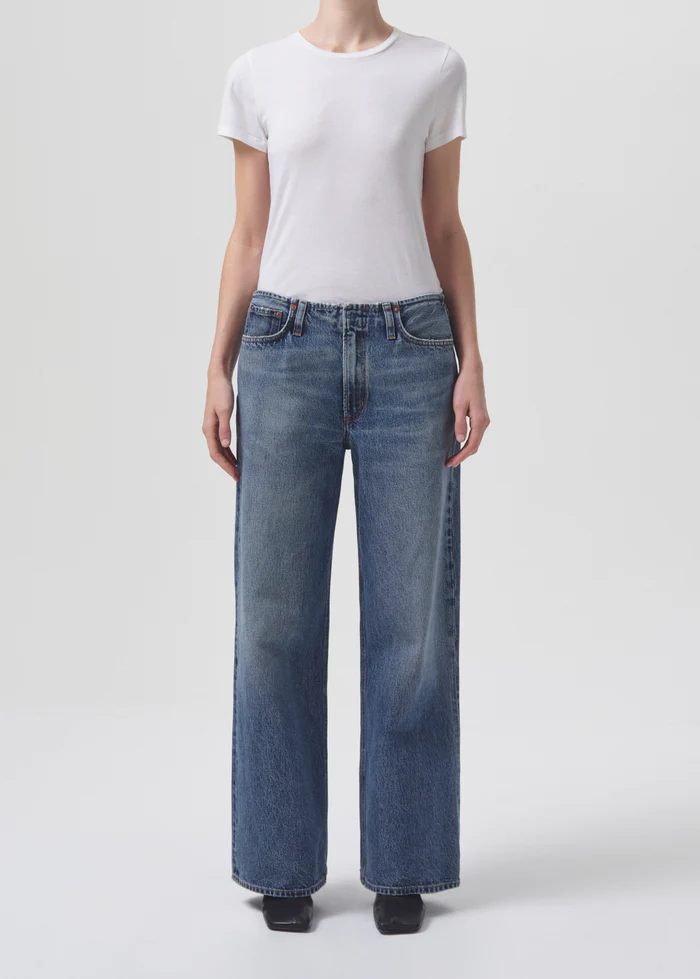 AGOLDE - Annise Slim Tee in White