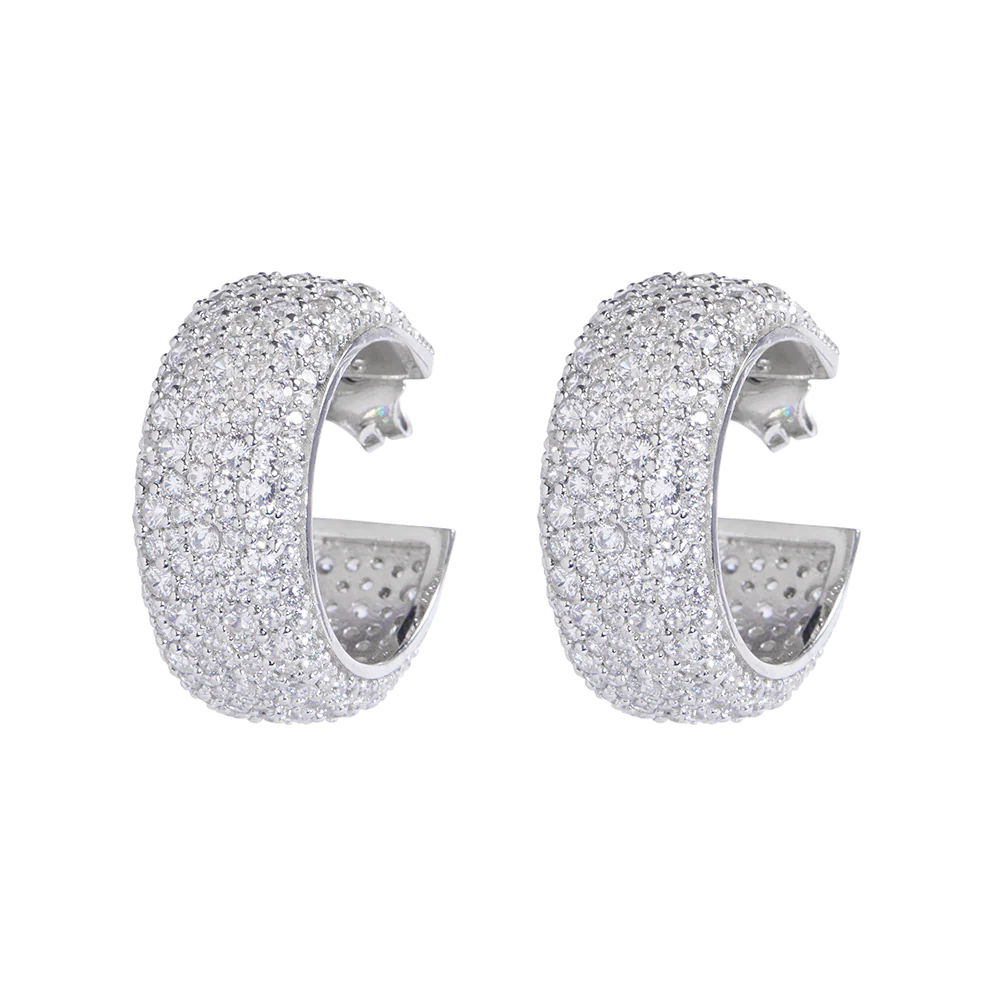 Nickho Rey - Audrey Hoop in Silver
