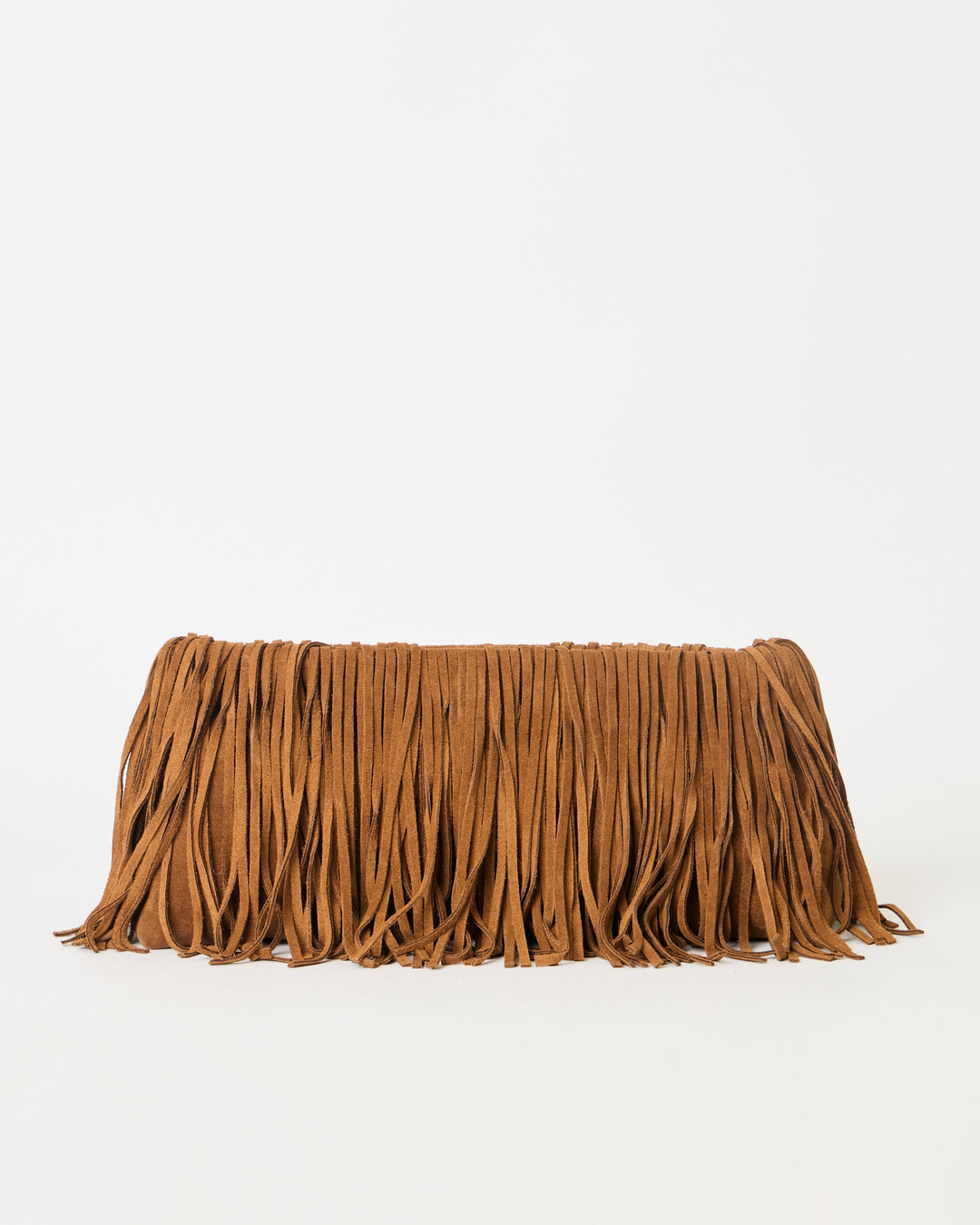 B-LOW THE BELT - Melrose Suede Clutch in Bronze Handbag