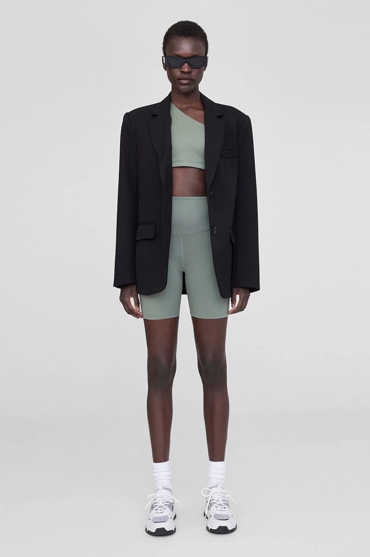 Anine Bing - Blake Biker Short in Artichoke