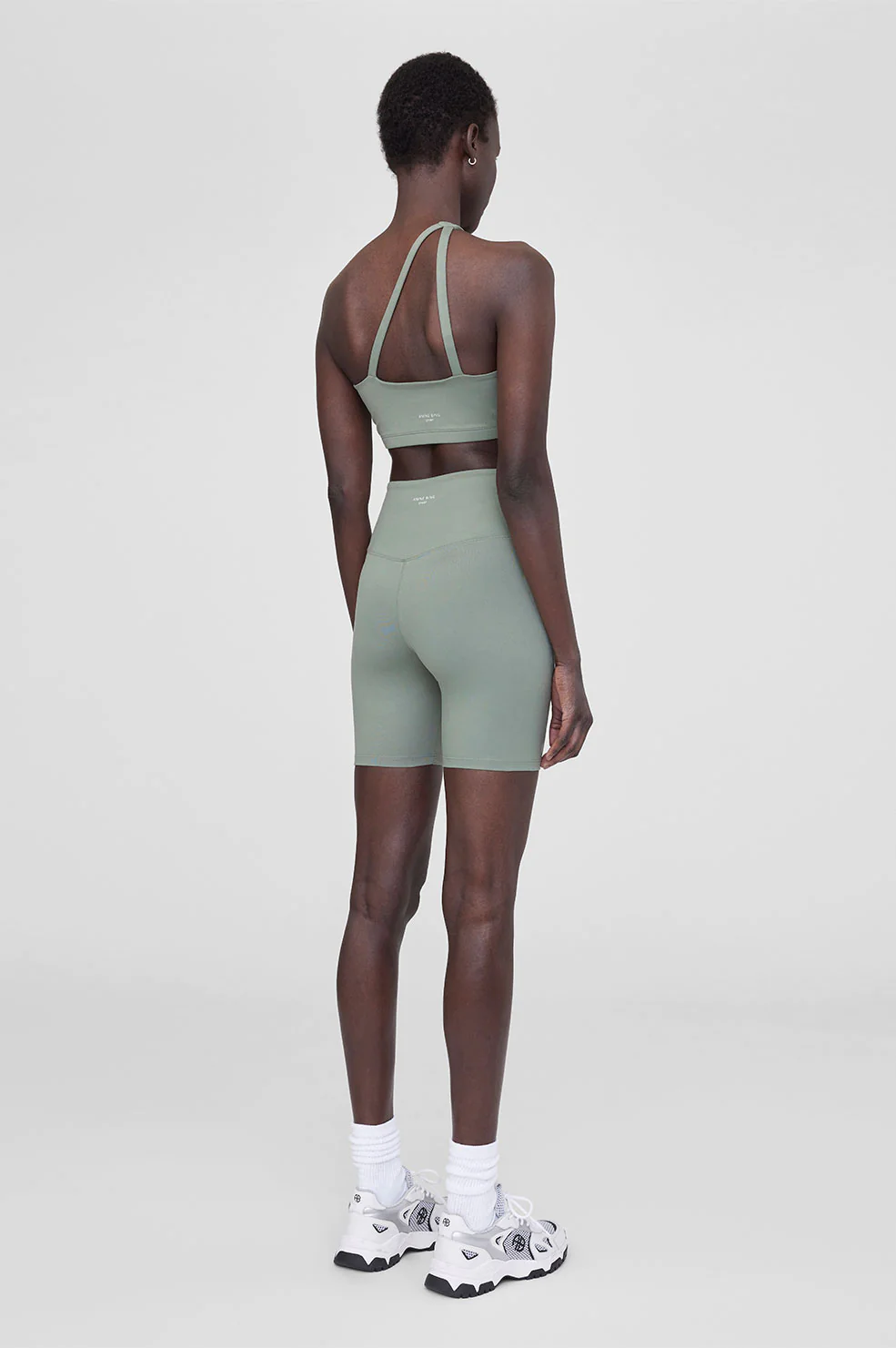 Anine Bing - Blake Biker Short in Artichoke