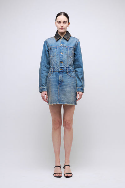 Simkhai Maxella Denim Jacket Mini Dress