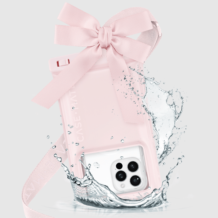 CASE MATE - Waterproof Floating Pouch in Ballet Pink