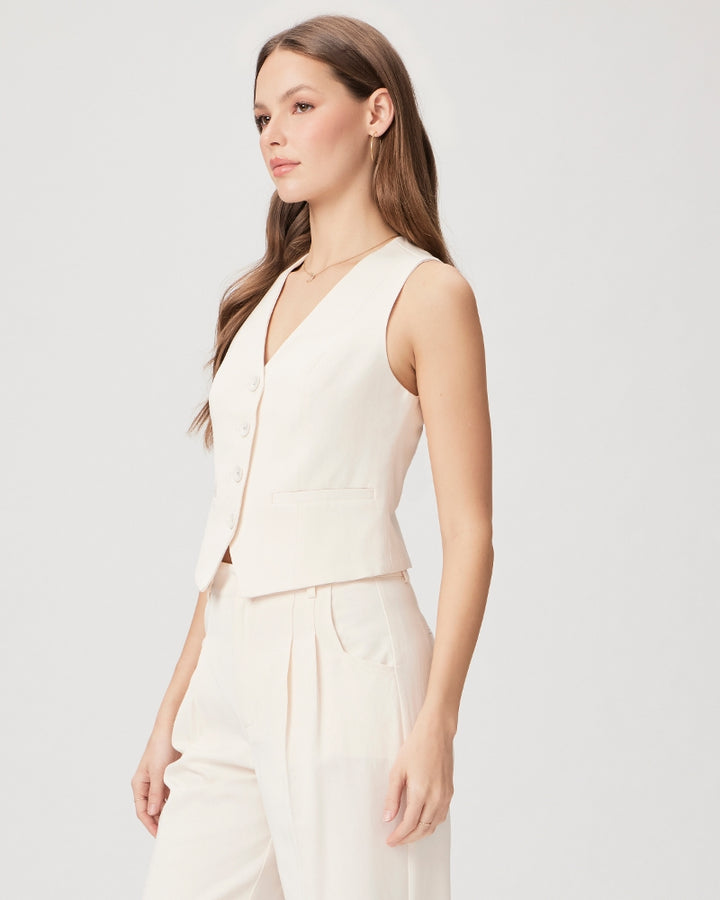 Paige - Iris Vest in Cream