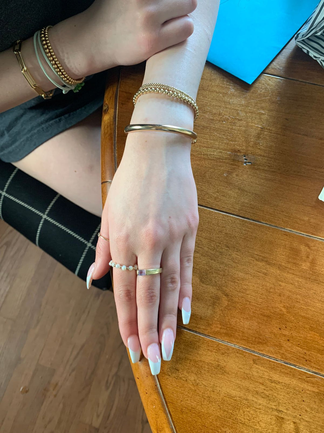 Alexa Leigh Yellow Gold Bangle Bracelet