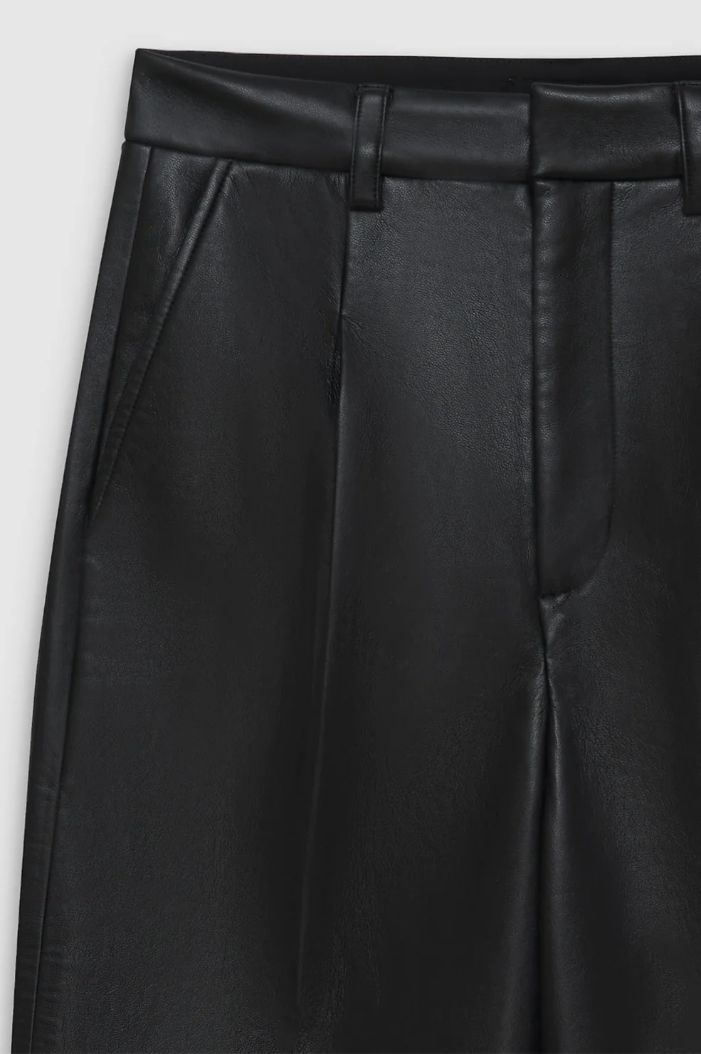 Anine Bing - Carmen Pant in Black Recycled Leather