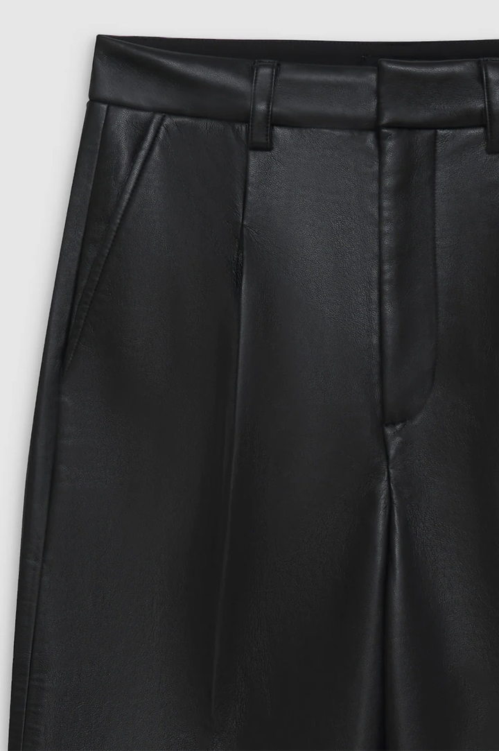 Anine Bing - Carmen Pant in Black Recycled Leather