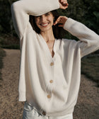 JENNI KAYNE - Cashmere Cocoon Cardigan in Ivory
