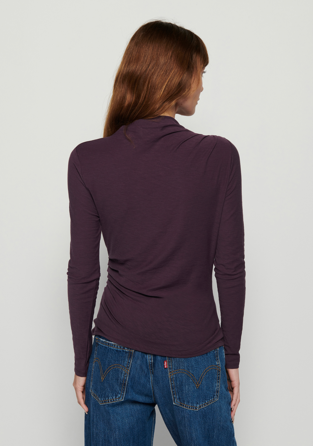 Nation LTD - Charlotte Asymmetric Gathered in Fig Jam