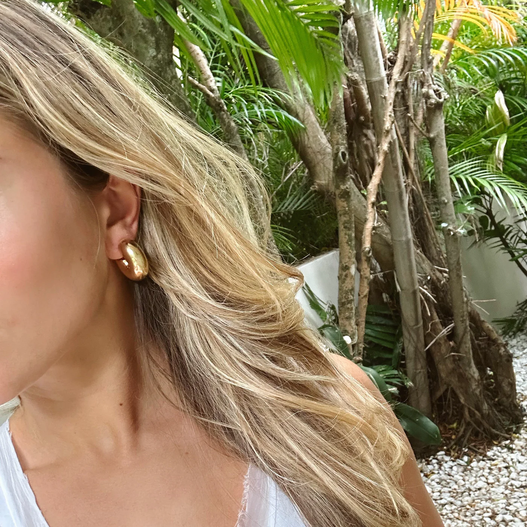 Alexa Leigh - Chubby Hoops in Gold
