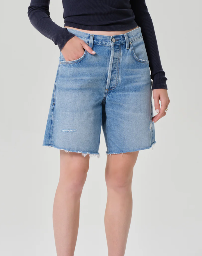 CITIZENS OF HUMANITY - Ayla Short in Sparrow Denim Shorts