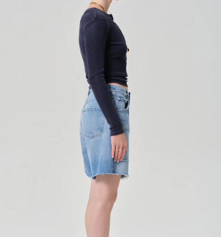 CITIZENS OF HUMANITY - Ayla Short in Sparrow Denim Shorts