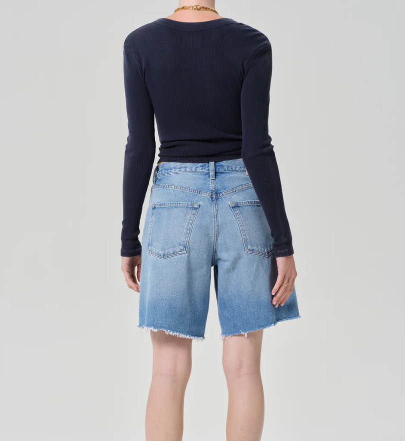 CITIZENS OF HUMANITY - Ayla Short in Sparrow Denim Shorts