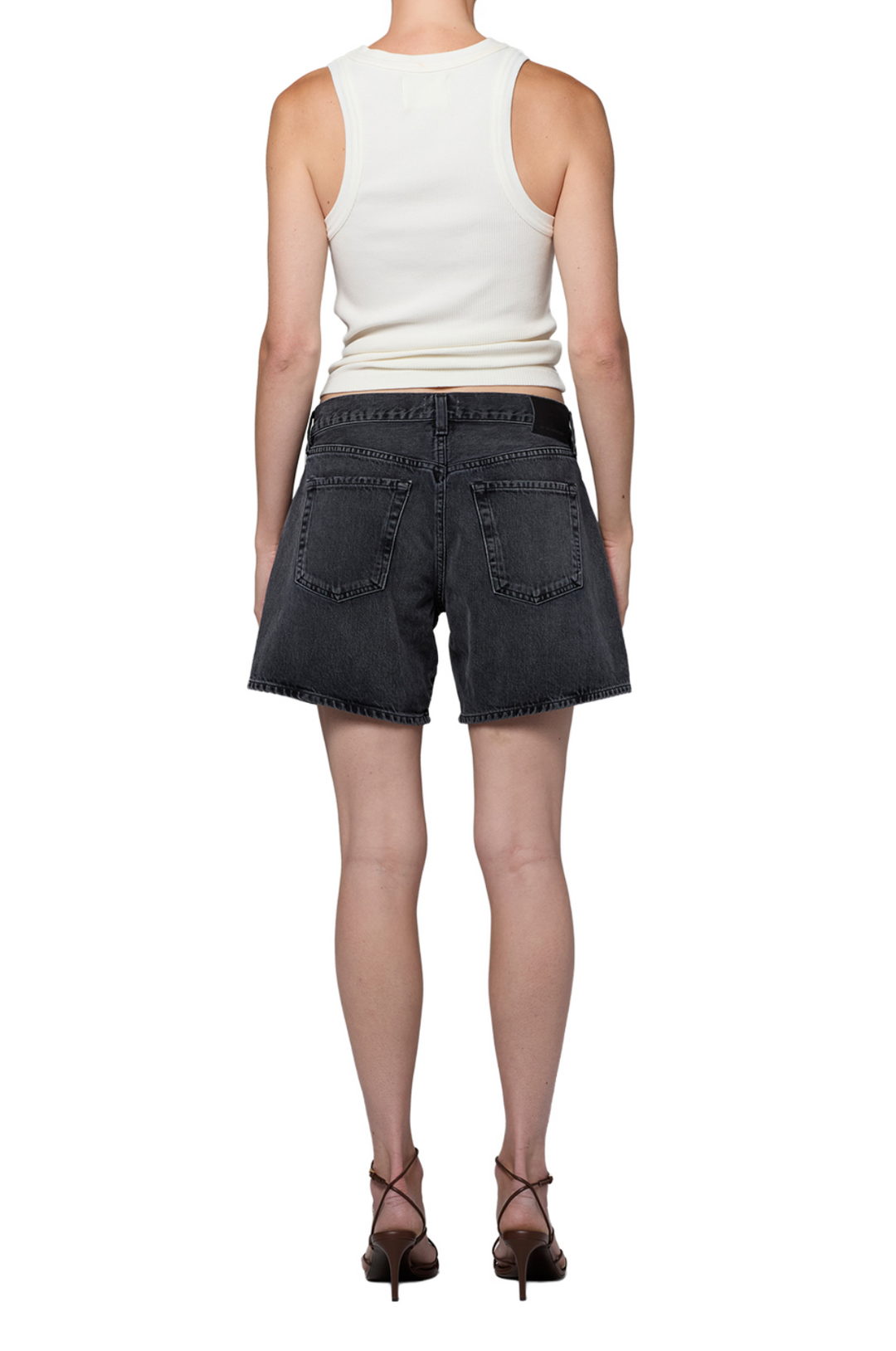 CITIZENS OF HUMANITY - Billie Relaxed Short in Vintage Black Denim Shorts