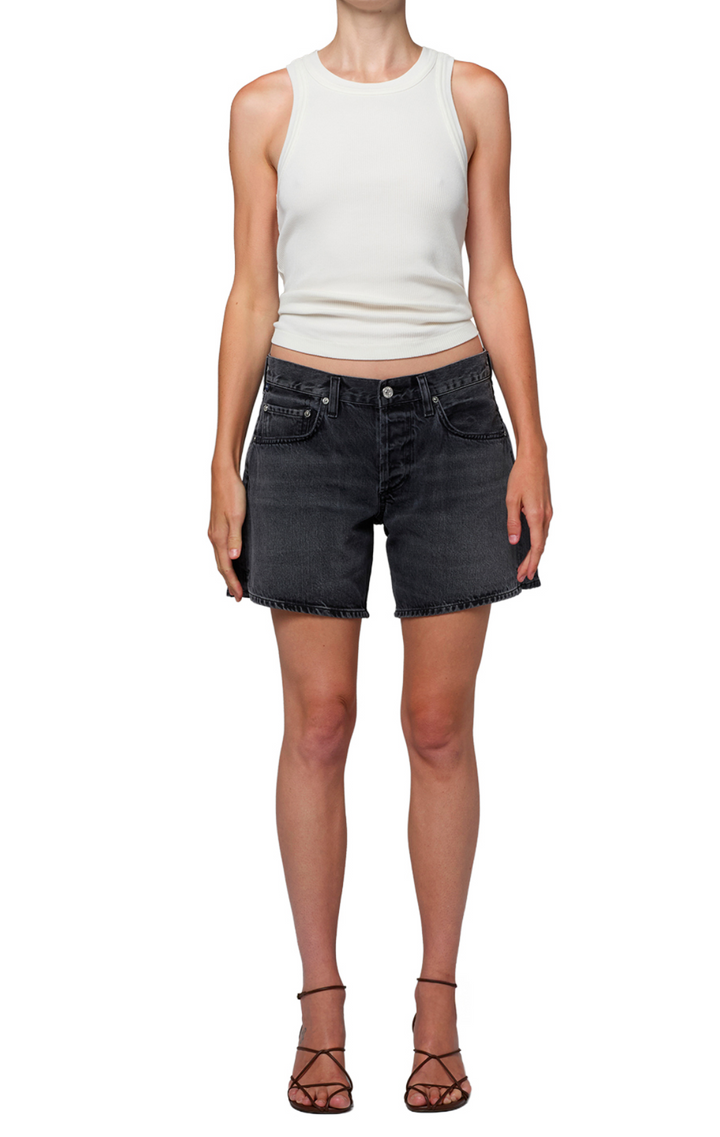 CITIZENS OF HUMANITY - Billie Relaxed Short in Vintage Black Denim Shorts